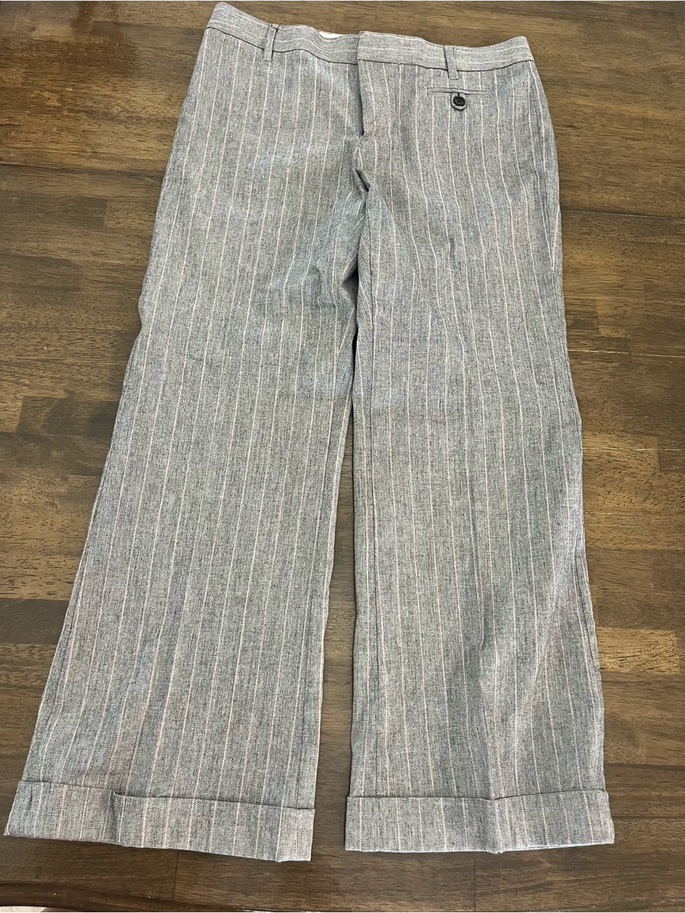 GAP women’s striped pants size 10 Gray